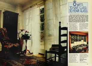 Better Homes & Gardens September 1977 Magazine Article: 8 WAYS TO GIVE CLASS TO YOUR GLASS