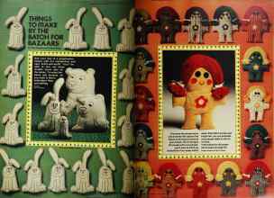 Better Homes & Gardens September 1977 Magazine Article: THINGS TO MAKE BY THE BATCH FOR BAZAARS