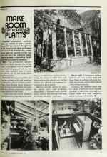 Better Homes & Gardens October 1977 Magazine Article: MAKE ROOM FOR PLANTS