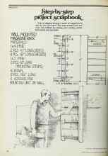 Better Homes & Gardens October 1977 Magazine Article: Step-by-step project scrapbook