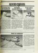 Better Homes & Gardens October 1977 Magazine Article: Timesaving drywall compound