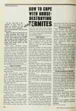 Better Homes & Gardens October 1977 Magazine Article: HOW TO COPE WITH HOUSE-DESTROYING TERMITES