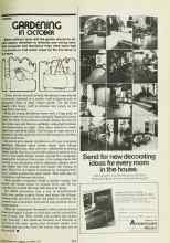 Better Homes & Gardens October 1977 Magazine Article: GARDENING IN OCTOBER