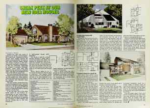 Better Homes & Gardens October 1977 Magazine Article: SNEAK PEEK AT OUR NEW IDEA HOUSES
