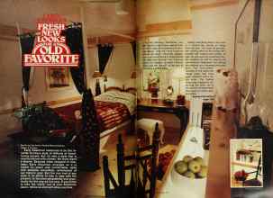 Better Homes & Gardens October 1977 Magazine Article: EARLY AMERICAN: FRESH NEW LOOKS FOR AN OLD FAVORITE