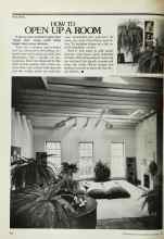 Better Homes & Gardens November 1977 Magazine Article: HOW TO OPEN UP A ROOM