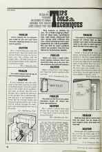 Better Homes & Gardens November 1977 Magazine Article: TIPS TOOLS & TECHNIQUES