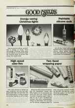 Better Homes & Gardens November 1977 Magazine Article: Energy-saving Christmas lights