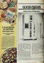 Better Homes & Gardens November 1977 Magazine Article: Easy access refrigerator