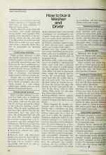 Better Homes & Gardens November 1977 Magazine Article: How to buy a Washer and Dryer