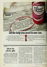 Better Homes & Gardens November 1977 Magazine Article: Ideas for photo gifts