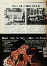Better Homes & Gardens November 1977 Magazine Article: SLICE-OF-SPACE DINING