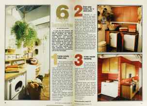 Better Homes & Gardens November 1977 Magazine Article: 6 Super Laundries