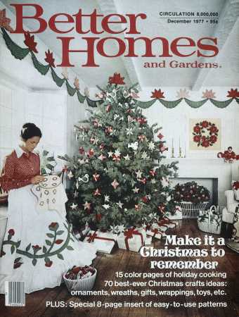 Better Homes & Gardens December 1977 Magazine Cover