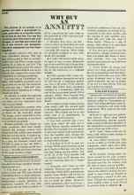 Better Homes & Gardens January 1978 Magazine Article: WHY BUY AN ANNUITY?