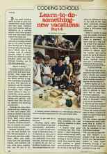 Better Homes & Gardens January 1978 Magazine Article: Learn-to-do-something-new vacations: Part 4