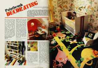 Better Homes & Gardens January 1978 Magazine Article: Paintbrush DECORATING