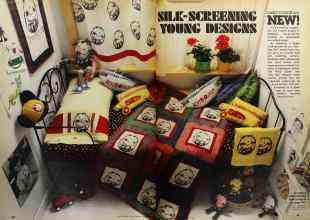 Better Homes & Gardens January 1978 Magazine Article: SILK-SCREENING YOUNG DESIGNS