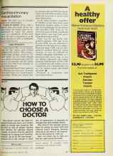Better Homes & Gardens February 1978 Magazine Article: HOW TO CHOOSE A DOCTOR