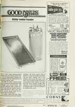 Better Homes & Gardens February 1978 Magazine Article: Solar water heater