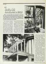 Better Homes & Gardens March 1978 Magazine Article: A UNIQUE GREENHOUSE