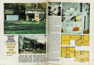 Better Homes & Gardens March 1978 Magazine Article: A LOT OF HOUSE FOR ANY LOT