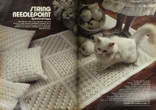 Better Homes & Gardens March 1978 Magazine Article: STRING NEEDLEPOINT