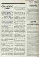 Better Homes & Gardens April 1978 Magazine Article: GARDENING IN APRIL
