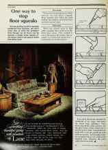 Better Homes & Gardens April 1978 Magazine Article: One way to stop floor squeaks