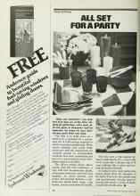 Better Homes & Gardens April 1978 Magazine Article: ALL SET FOR A PARTY
