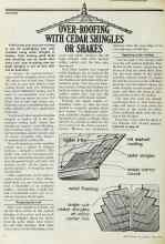Better Homes & Gardens April 1978 Magazine Article: OVER-ROOFING WITH CEDAR SHINGLES OR SHAKES
