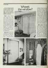 Better Homes & Gardens April 1978 Magazine Article: Where's the window?