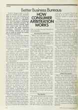 Better Homes & Gardens April 1978 Magazine Article: Better Business Bureaus HOW CONSUMER ARBITRATION WORKS