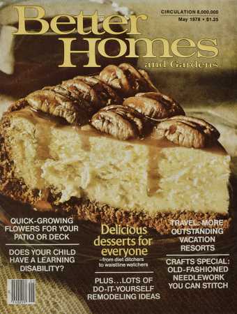Better Homes & Gardens May 1978 Magazine Cover