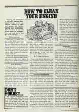 Better Homes & Gardens May 1978 Magazine Article: HOW TO CLEAN YOUR ENGINE