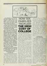 Better Homes & Gardens May 1978 Magazine Article: HOW SIX FAMILIES TACKLED THE HIGH COST OF COLLEGE