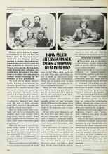 Better Homes & Gardens May 1978 Magazine Article: HOW MUCH LIFE INSURANCE DOES A WOMAN REALLY NEED?