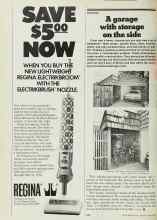 Better Homes & Gardens May 1978 Magazine Article: A garage with storage on the side