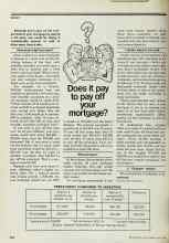 Better Homes & Gardens May 1978 Magazine Article: Does it pay to pay off your mortgage?