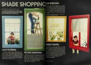 Better Homes & Gardens May 1978 Magazine Article: SHADE SHOPPING