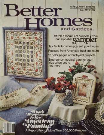 Better Homes & Gardens June 1978 Magazine Cover