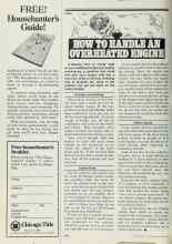 Better Homes & Gardens June 1978 Magazine Article: HOW TO HANDLE AN OVERHEATED ENGINE