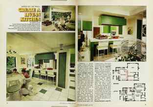 Better Homes & Gardens June 1978 Magazine Article: KNOCK OUT THE WALLS... CREATE A LIVE-IN KITCHEN