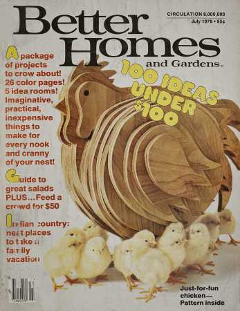 Better Homes & Gardens July 1978 Magazine Cover