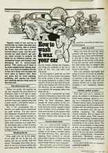 Better Homes & Gardens July 1978 Magazine Article: How to wash & wax your car