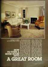 Better Homes & Gardens August 1978 Magazine Article: HOW TO TURN A GOOD ROOM INTO A GREAT ROOM