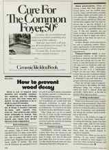 Better Homes & Gardens August 1978 Magazine Article: How to prevent wood decay