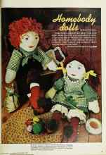 Better Homes & Gardens September 1978 Magazine Article: Homebody dolls
