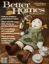Better Homes & Gardens September 1978 Magazine Cover
