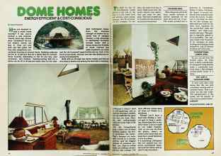 Better Homes & Gardens September 1978 Magazine Article: DOME HOMES ENERGY-EFFICIENT & COST-CONSCIOUS